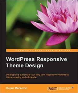 WordPress Responsive Theme Design book cover